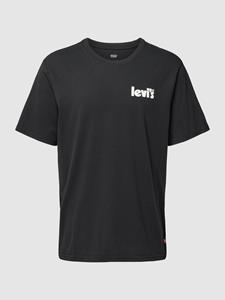 Levi's T-shirt met labelprint, model 'POSTER'