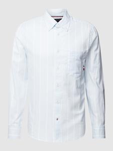 Tommy Hilfiger Langarmhemd OXFORD STRIPE RF SHIRT mit Button-down-Kragen