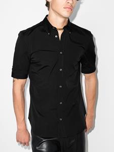 Alexander McQueen Overhemd met korte mouwen - Zwart
