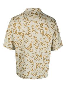Saint Laurent Overhemd met print - Beige