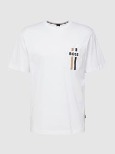 Boss T-shirt met borstzak, model 'Tessin'