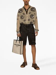 Dolce & Gabbana Overhemd met print - Bruin