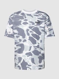 PUMA PERFORMANCE T-shirt met all-over motief, model 'Summer Splash'