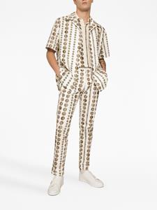 Dolce & Gabbana Overhemd met geometrische print - Wit