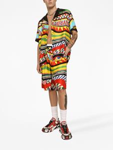 Dolce & Gabbana Overhemd met print - Geel