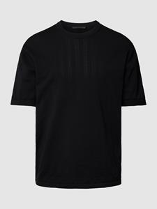 Drykorn T-shirt met structuurmotief, model 'DERICO'