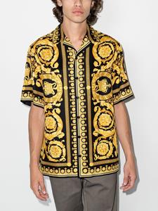 Versace Overhemd met Barocco print - Geel
