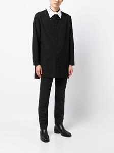 Yohji Yamamoto Overhemd met contrasterende kraag - Zwart