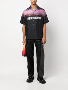 Versace Zijden overhemd - Zwart