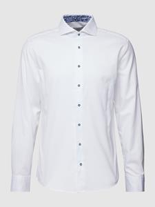 ETERNA Mode GmbH SLIM FIT Soft Luxury Shirt in weiß unifarben