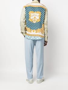Versace Overhemd met  all-over print - Geel