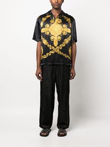 Versace T-shirt met barokprint - Zwart