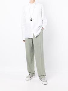 SHIATZY CHEN Overhemd met ronde opstaande kraag - Wit