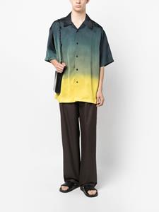 Jil Sander Overhemd met kleurverloop - Groen