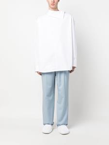 Jil Sander Overhemd met opstaande kraag - Wit