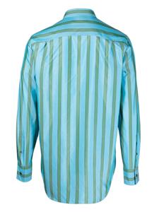 Wales Bonner Langstone striped shirt - Blauw