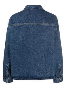 Calvin Klein Jeans Overhemd met logopatch - Blauw