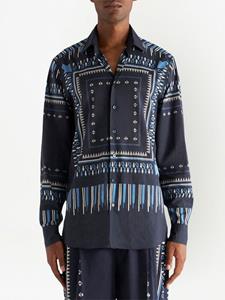 ETRO Overhemd met grafische print - Zwart