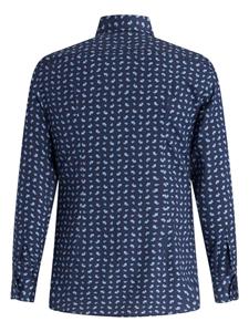 ETRO Overhemd met print - Blauw