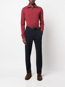 Fedeli Slim-fit shirt - Rood
