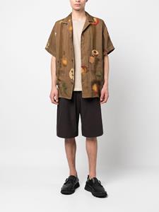Uma Wang Overhemd met korte mouwen - Bruin