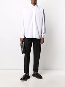 Alexander McQueen Overhemd met verlaagde schouders - Wit