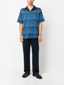 Missoni Overhemd met zigzag-patroon - Blauw