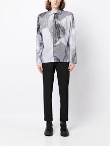 MCQ Overhemd met abstracte print - Zwart