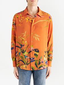 ETRO Overhemd met bloemenprint - Oranje