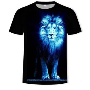 Exclusive 3D T-shirt Nieuwe zomer cool stijl hip hop t shirt mannen / vrouwen bedrukt 3d leeuw t shirt harajuku mannen Aziatische maat S-6xl