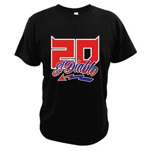 FT T Shirts Fabio Quartararo T-Shirt El Diablo Wereld Motorrijder Casual Sport T-Shirt Top Korte Mouwen Mode Heren T-Shirts