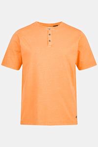 JP1880 T-Shirt Henley T-Shirt Halbarm Rundhals Knopfleiste