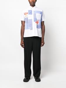 Junya Watanabe MAN Overhemd met patchwork - Wit