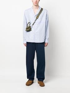 Jacquemus Overhemd met paisley-print - Paars