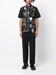 Junya Watanabe MAN x Jean-Michel Basquiat overhemd met print - Zwart