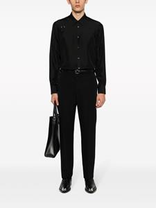 Alexander McQueen Overhemd met harnas-detail - Zwart