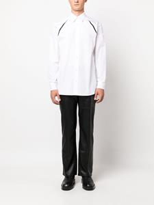 Alexander McQueen Overhemd met gestreept detail - Wit