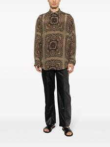 Nanushka Overhemd met paisley-print - Bruin