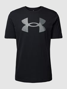 UNDER ARMOUR Big Logo Fill T-Shirt Herren 001 - black/pitch gray/halo gray