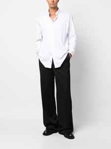 Giorgio Armani Overhemd met bandkraag - Wit