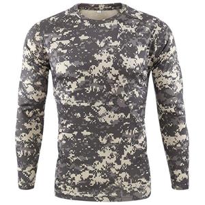 Bengbukulun New Outdoor Quick Dry T Shirt Men Tactical Camouflage Long Sleeve Round Neck Sports Army Military Tshirt Camo Funny 3D T-shirt