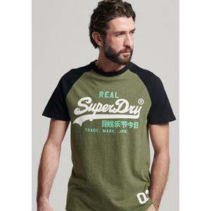 Superdry T-Shirt Superdry T-Shirt VINTAGE VL HERITAGE RGLN TEE Glacier Grey Marl Rich