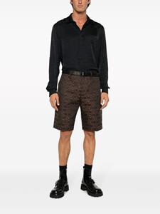 Moschino Overhemd met jacquardkraag - Zwart