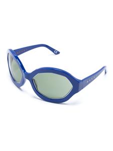 Marni Eyewear Cumulus Cloud zonnebril met ovaal montuur - Blauw