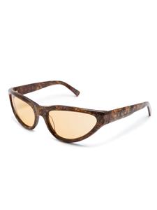 Marni Eyewear Mavericks Radica cat-eye zonnebril - Bruin