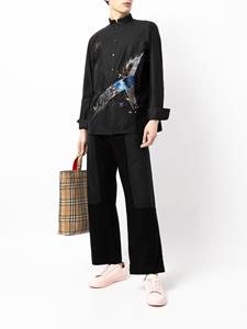 SHIATZY CHEN Overhemd met ronde opstaande kraag - Zwart