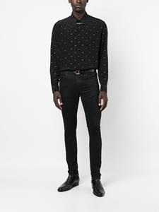 Saint Laurent Overhemd met stippen - Zwart