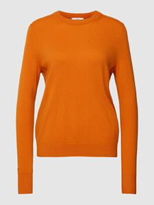 Jake*s Casual Kasjmier pullover in gebreide look met ronde hals