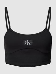 Calvin Klein Jeans Bralettetop met labelpatch