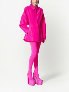 Valentino Shirtjack met gesmockt detail - Roze